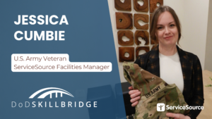 Jessica Crumbie, U.S. Army Veteran and ServiceSource Facilities Manager